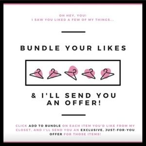 Bundle your likes for a private offer!